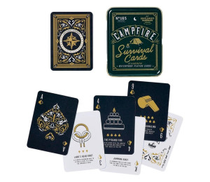 Gra kempingowa Survival cards w puszce