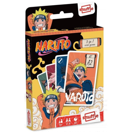 Shuffle Fun - Naruto 3w1 CARTAMUNDI