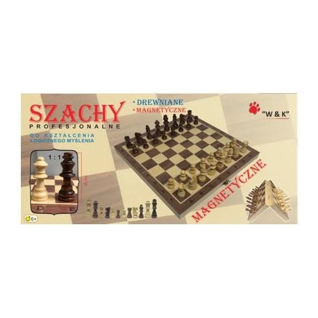 Średnie szachy królewskie drewniane