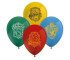 Balony Harry Potter Hogwarts Houses MIX 8szt