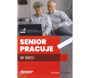 Senior pracuje w sieci