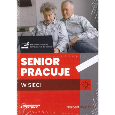 Senior pracuje w sieci