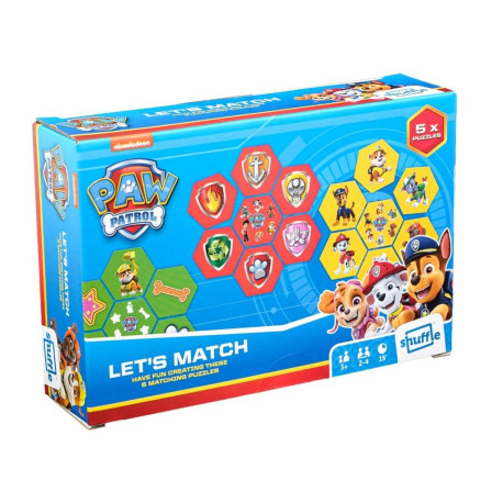 Shuffle - Paw Patrol Let&#039;s Match CARTAMUNDI