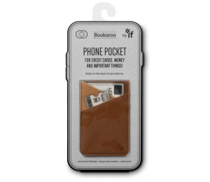 Bookaroo Phone pocket - portfel na telefon brąz