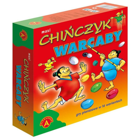 Chińczyk + Warcaby maxi ALEX