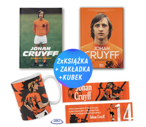 Pakiet: Johan Cruyff. Biografia totalna + Autobiografia (2x książka + kubek + zakładka)