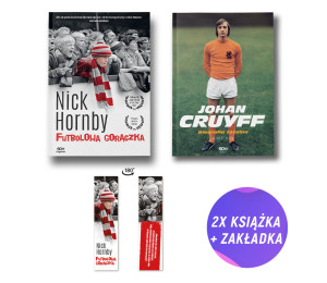 Pakiet SQN Originals: Futbolowa gorączka + Johan Cruyff (2x książka + zakładka gratis)