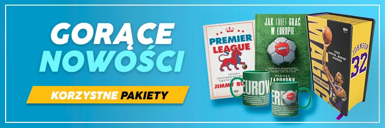 Baner promocyjny reklamujący książki sportowe w księgarni Labotiga.pl