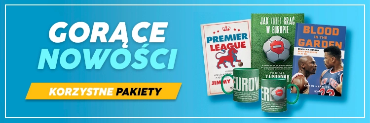 Baner promocyjny reklamujący książki sportowe w księgarni Labotiga.pl